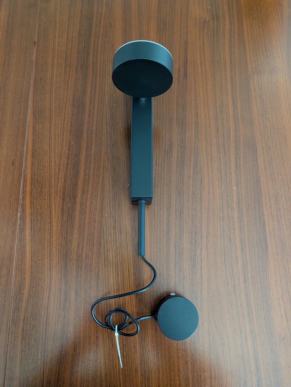 Leger By Ozarke Black Modern Wall Light With Dimmer Switch